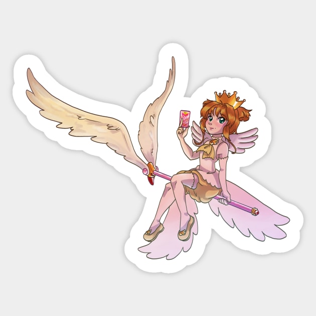 Card Captor Sakura Sticker by RosealineBlack